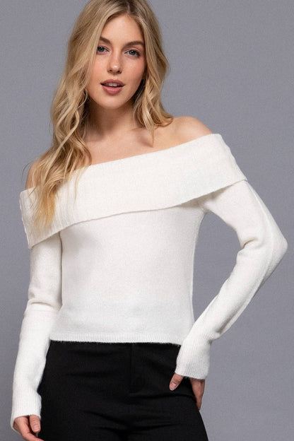 Off The Shoulder Sweater