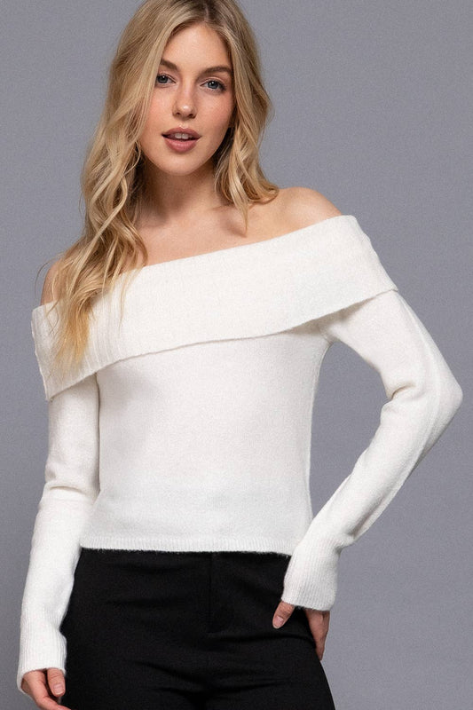 Off The Shoulder Sweater