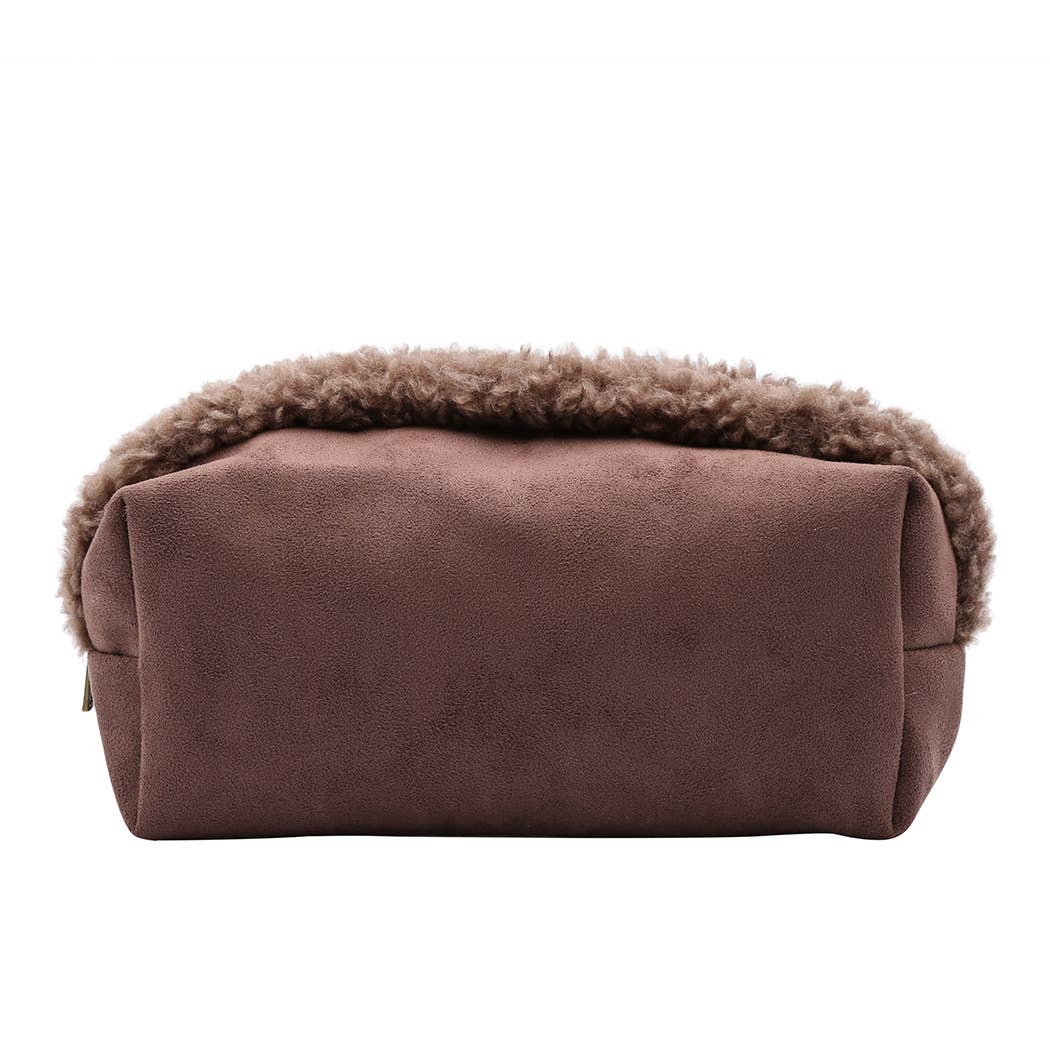 Sherpa Suede Travel Pouch