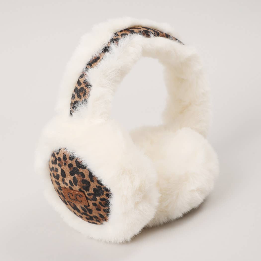 Leopard Fur Earmuffs