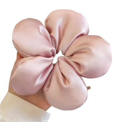 3D Flower Large Hair Scrunchie