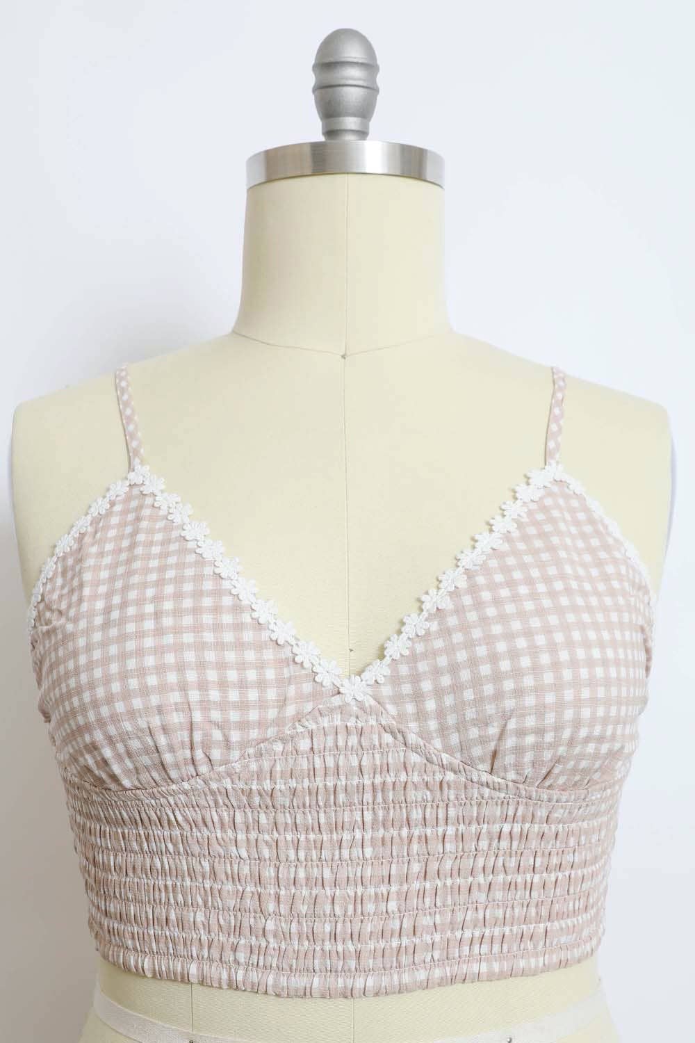 Gingham Crop Top XL