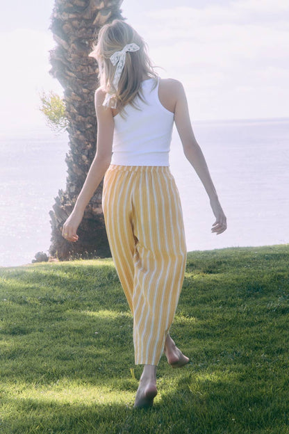 Striped Relaxed Pants (S-3X)