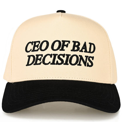 CEO of Bad Decisions Trucker Hat