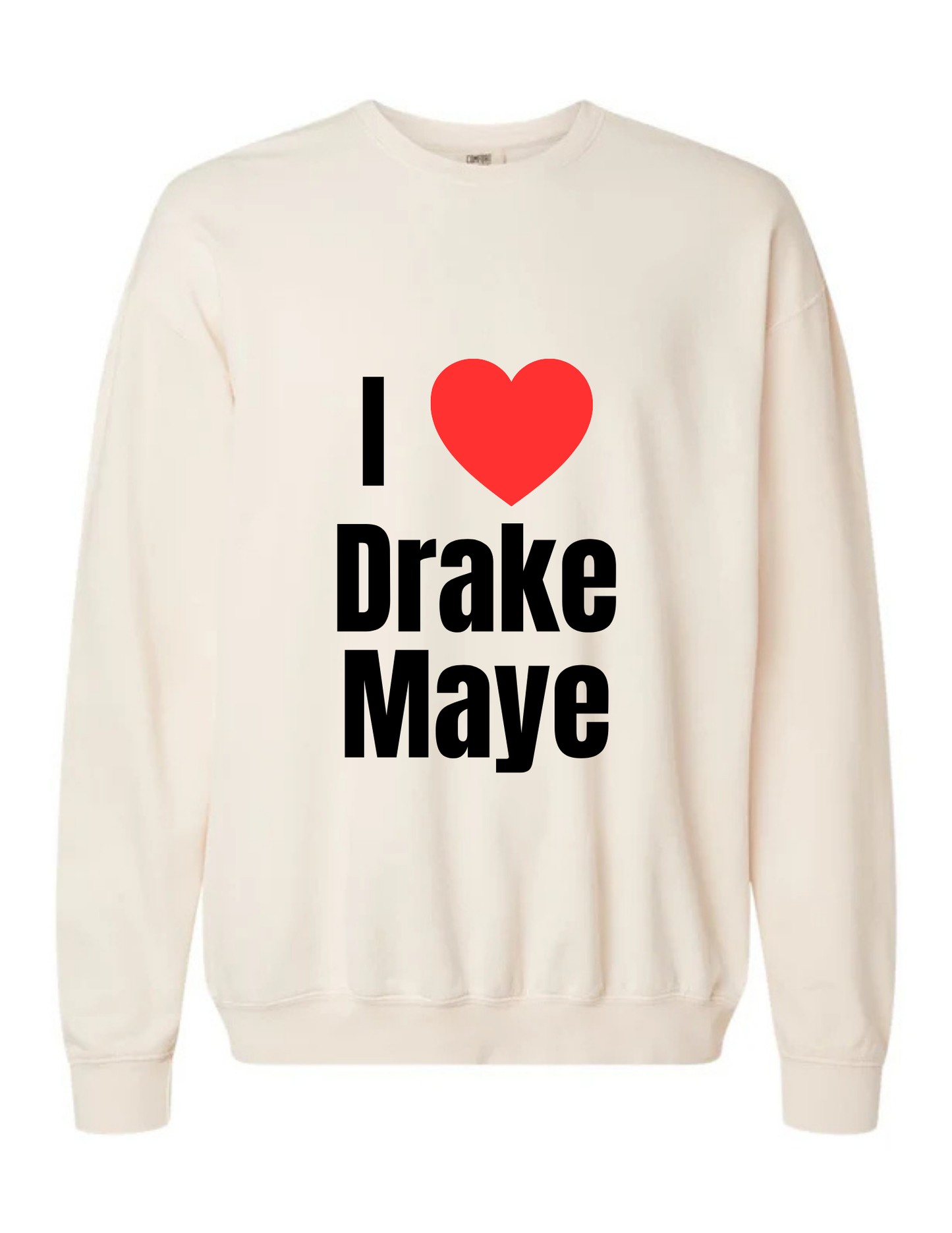 I Heart Drake Maye Crewneck