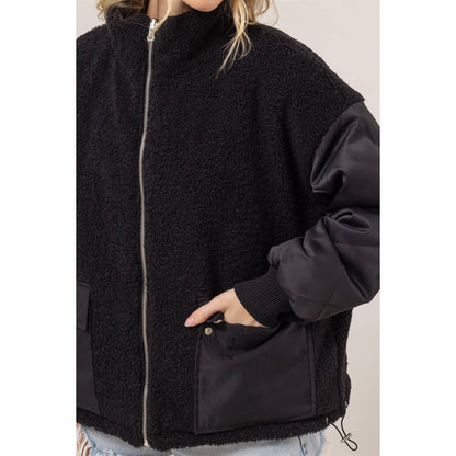 Reversible Fur Puffer Jacket