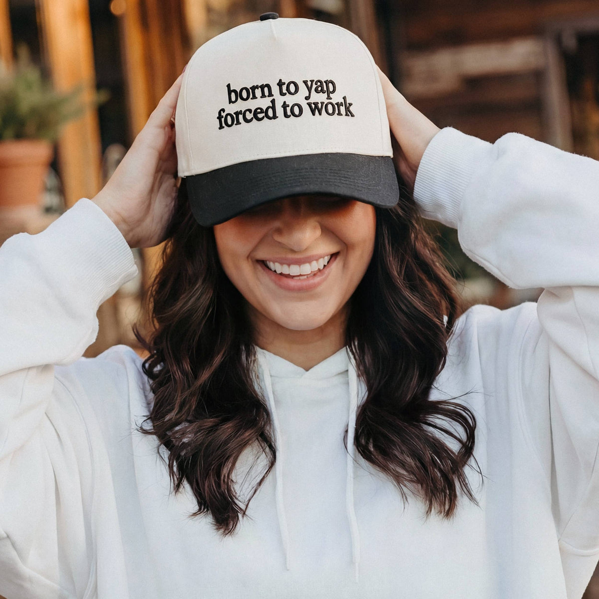 Born to Yap Tucker Hat