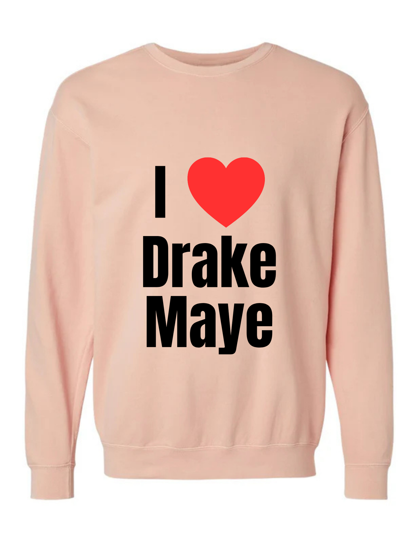 I Heart Drake Maye Crewneck