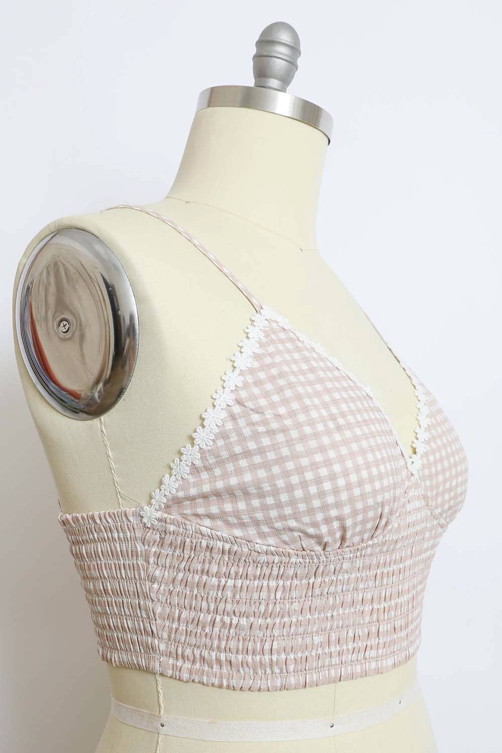 Gingham Crop Top XL