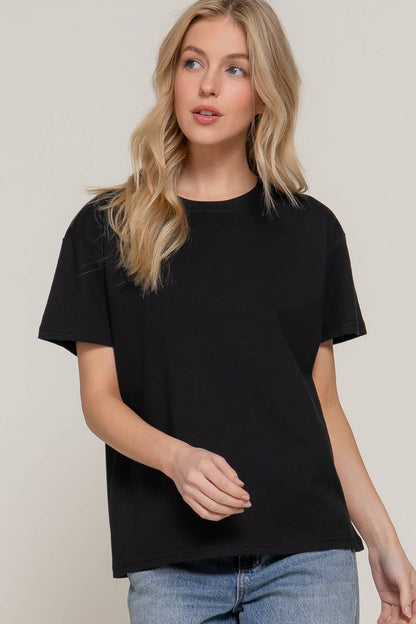 Short Sleeve Round Neck Tee