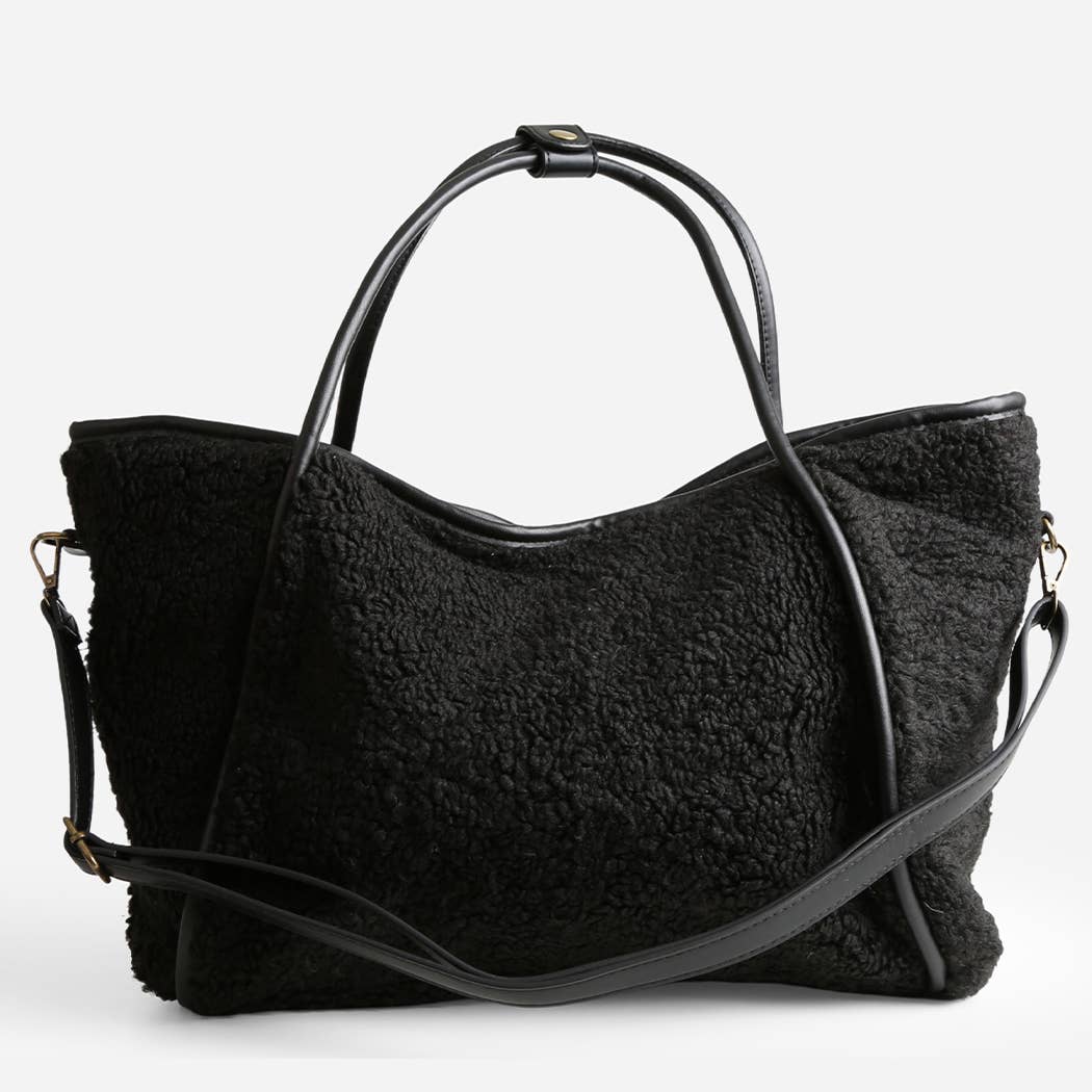 Sherpa Shoulder Tote Bag