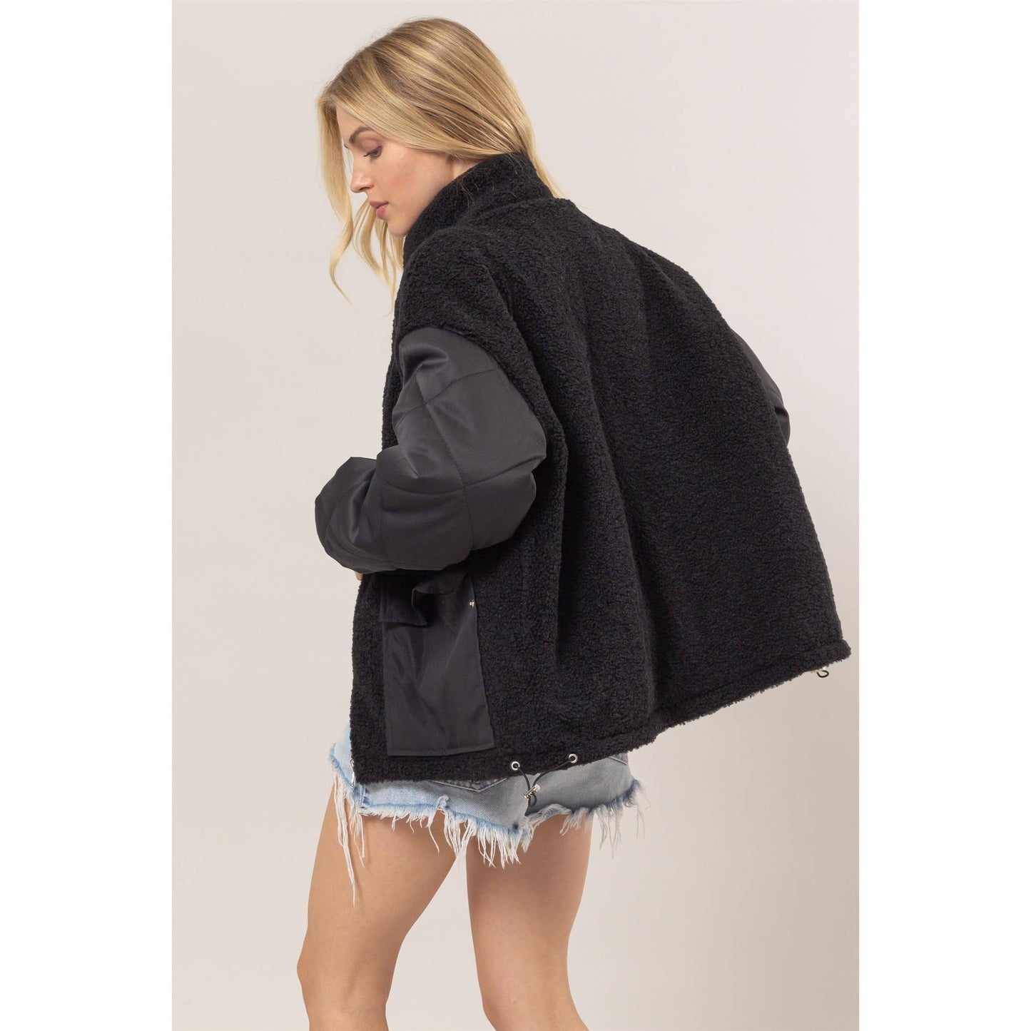 Reversible Fur Puffer Jacket