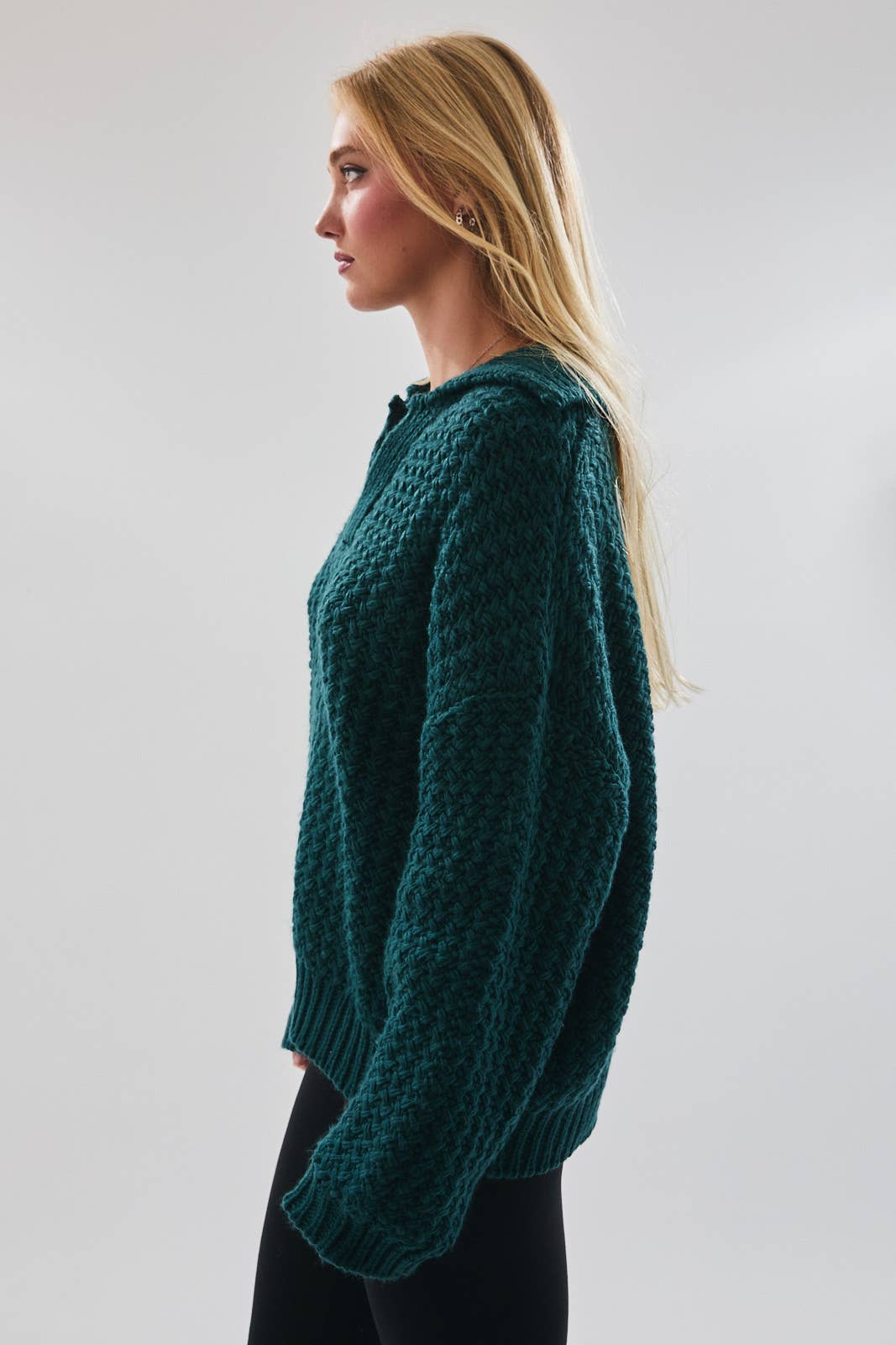 Collard Boxy Sweater