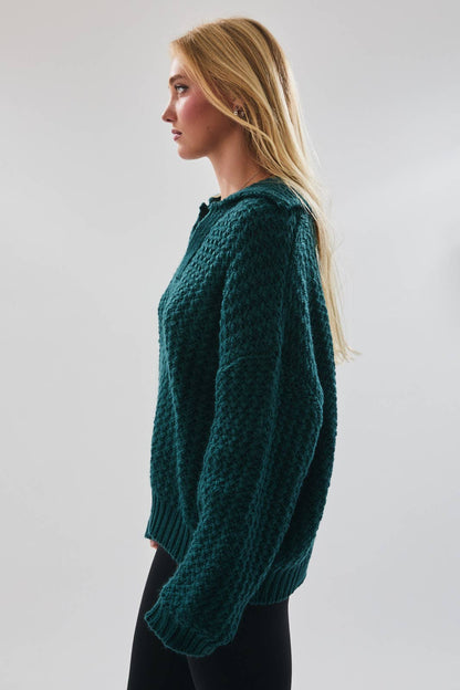 Collard Boxy Sweater