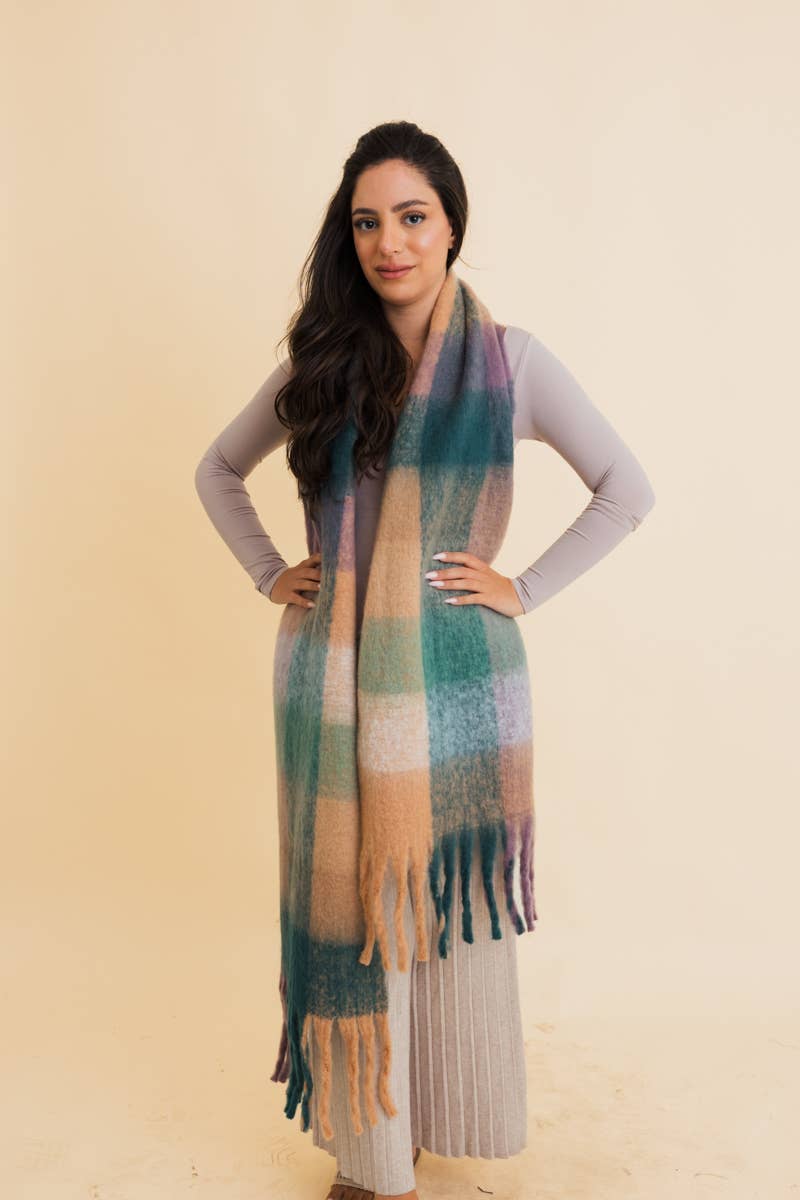 Oversized Fringe Scarf