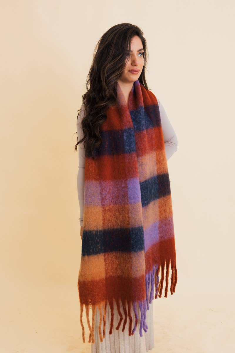 Oversized Fringe Scarf