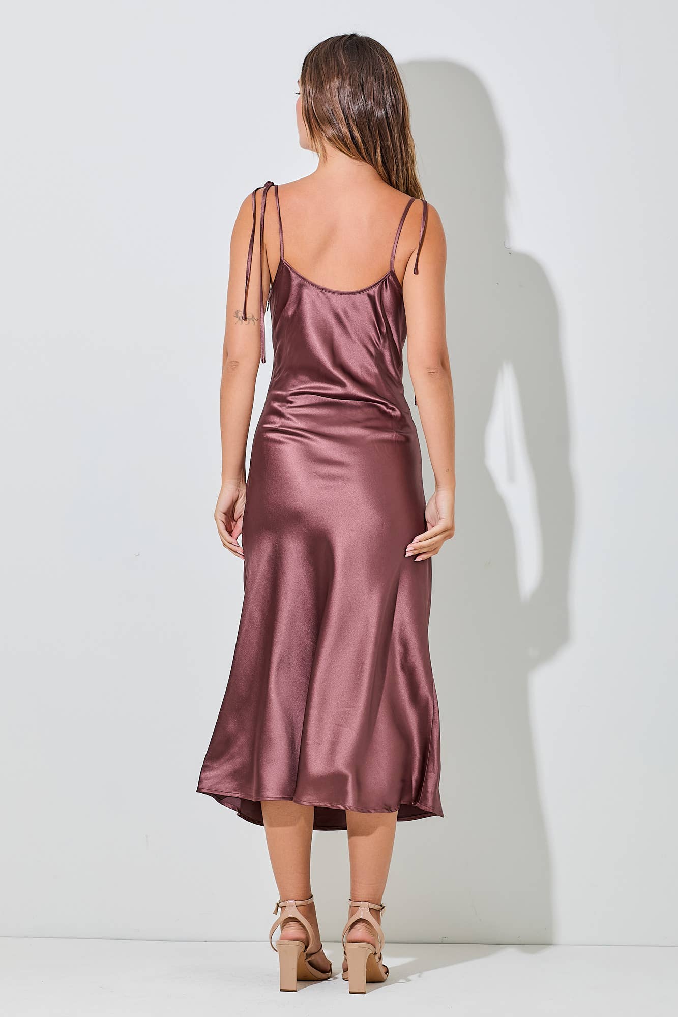 Satin Maxi Dress