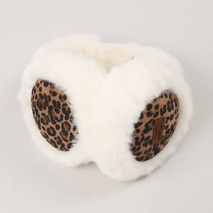 Leopard Fur Earmuffs