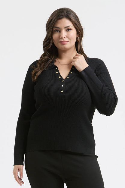 PLUS Snap Button Sweater
