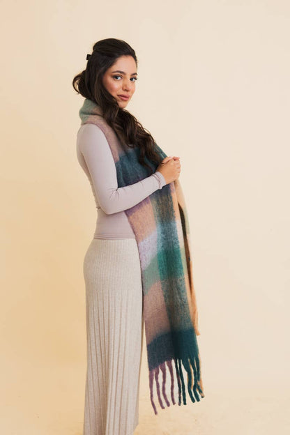Oversized Fringe Scarf