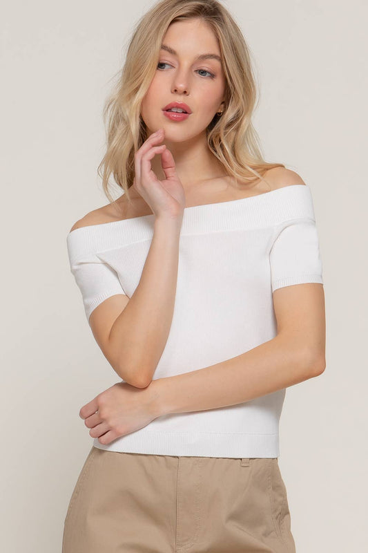 Off The Shoulder Sweater