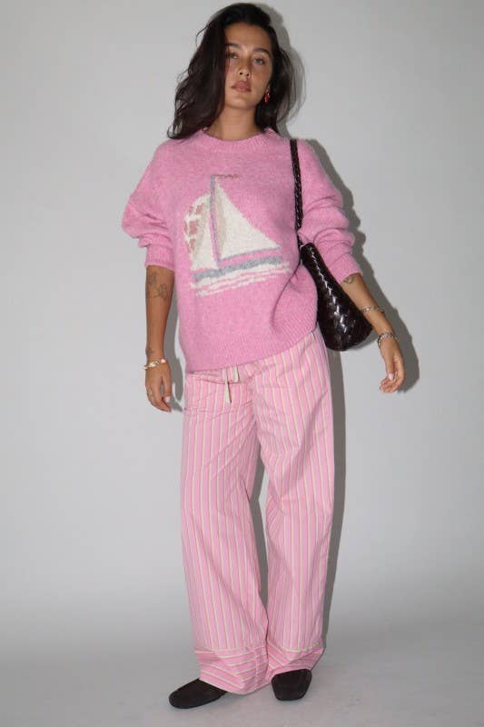 Sailboat Knit Sweater