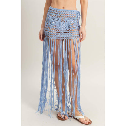 Summery Crochet Coverup Skirt