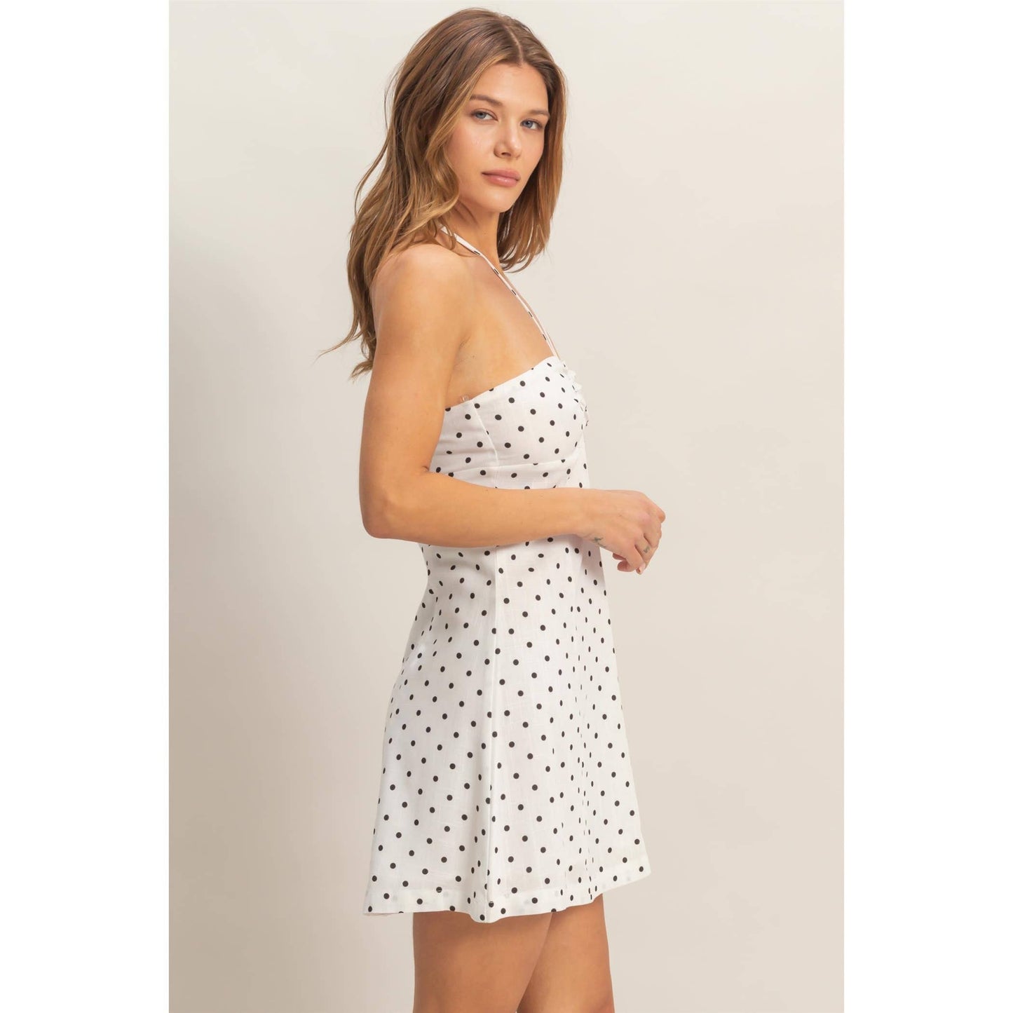 Polka Dot Mini Dress