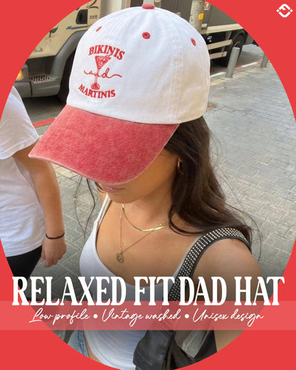 Bikinis And Martinis Baseball Hat