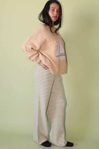 Sailboat Knit Sweater