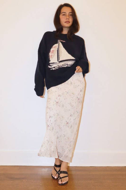 Sailboat Knit Sweater