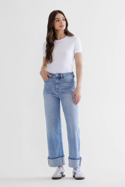 High Rise Wide Leg Denim