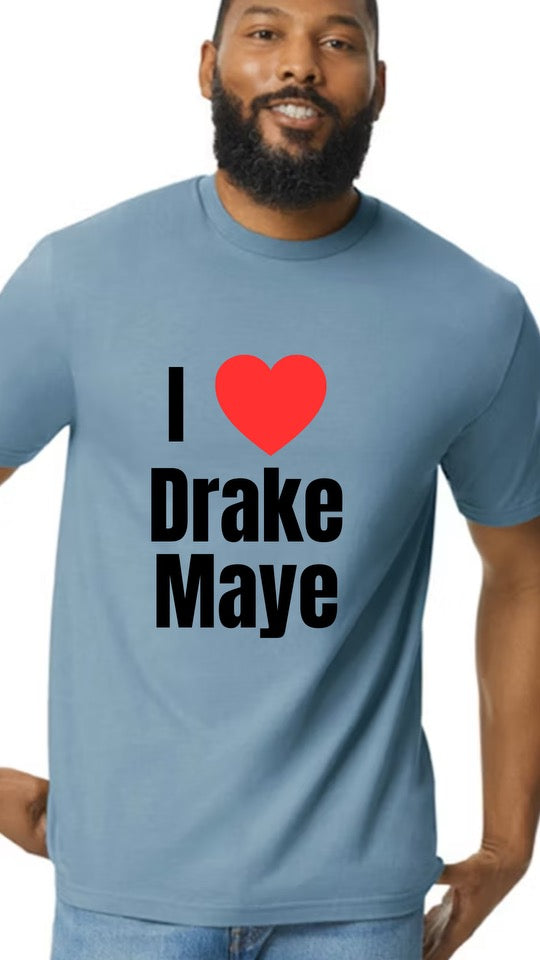Unisex I Heart Drake Maye T-Shirt