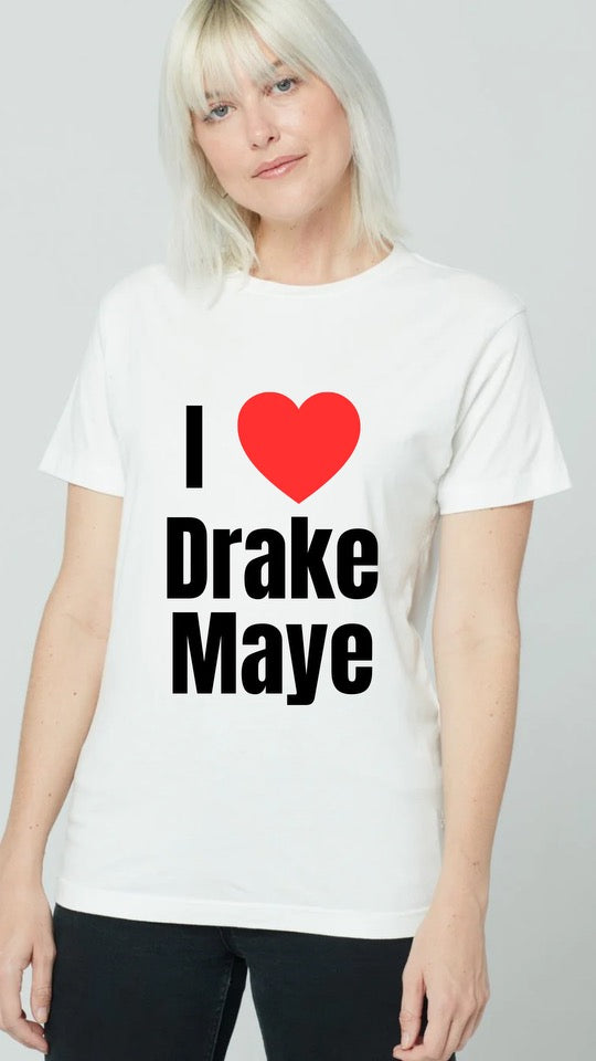 Unisex I Heart Drake Maye T-Shirt