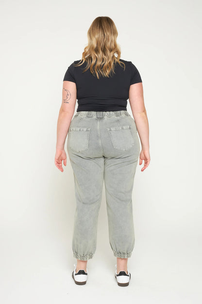 High Rise Crop Jogger (S-3X)