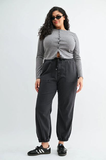 High Rise Crop Jogger