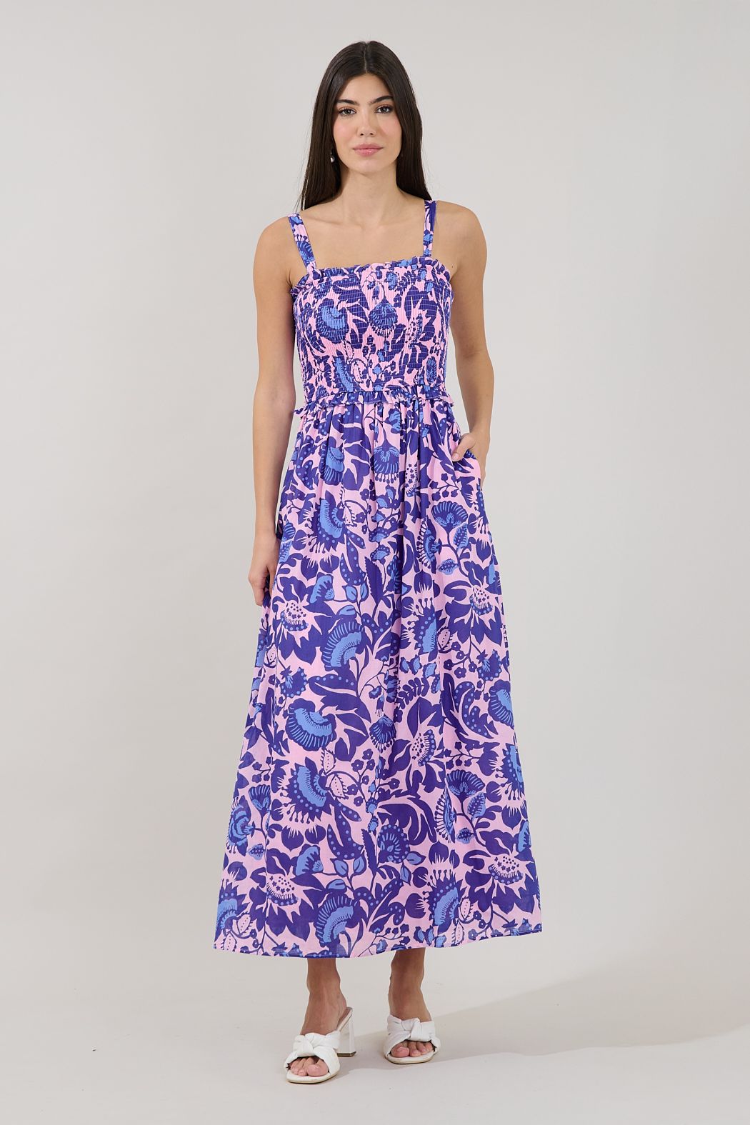 Riela Smocked Maxi Dress