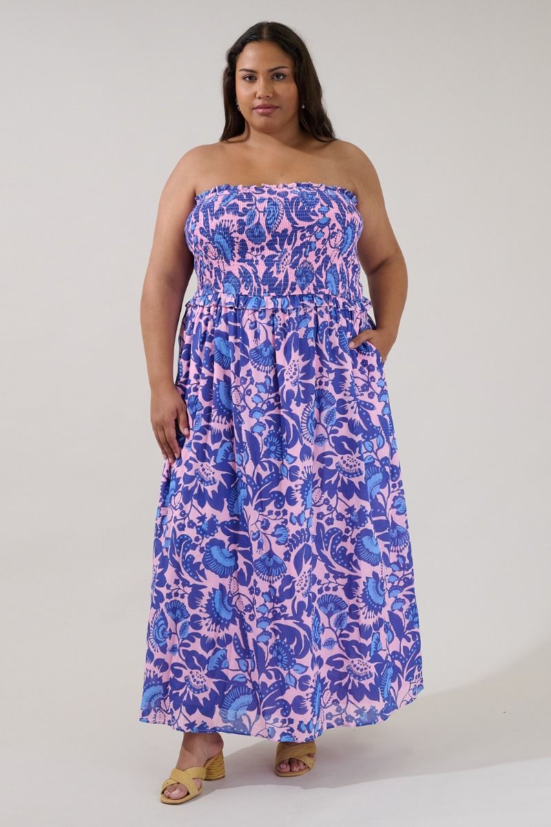 Riela Smocked Maxi Dress