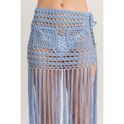 Summery Crochet Coverup Skirt