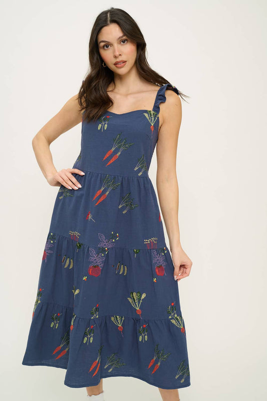 Garden Embroidered Dress