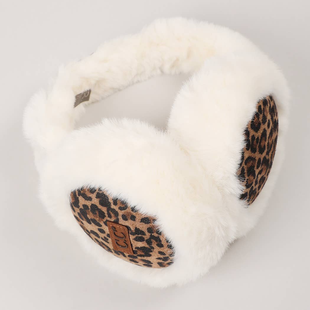 Leopard Fur Earmuffs