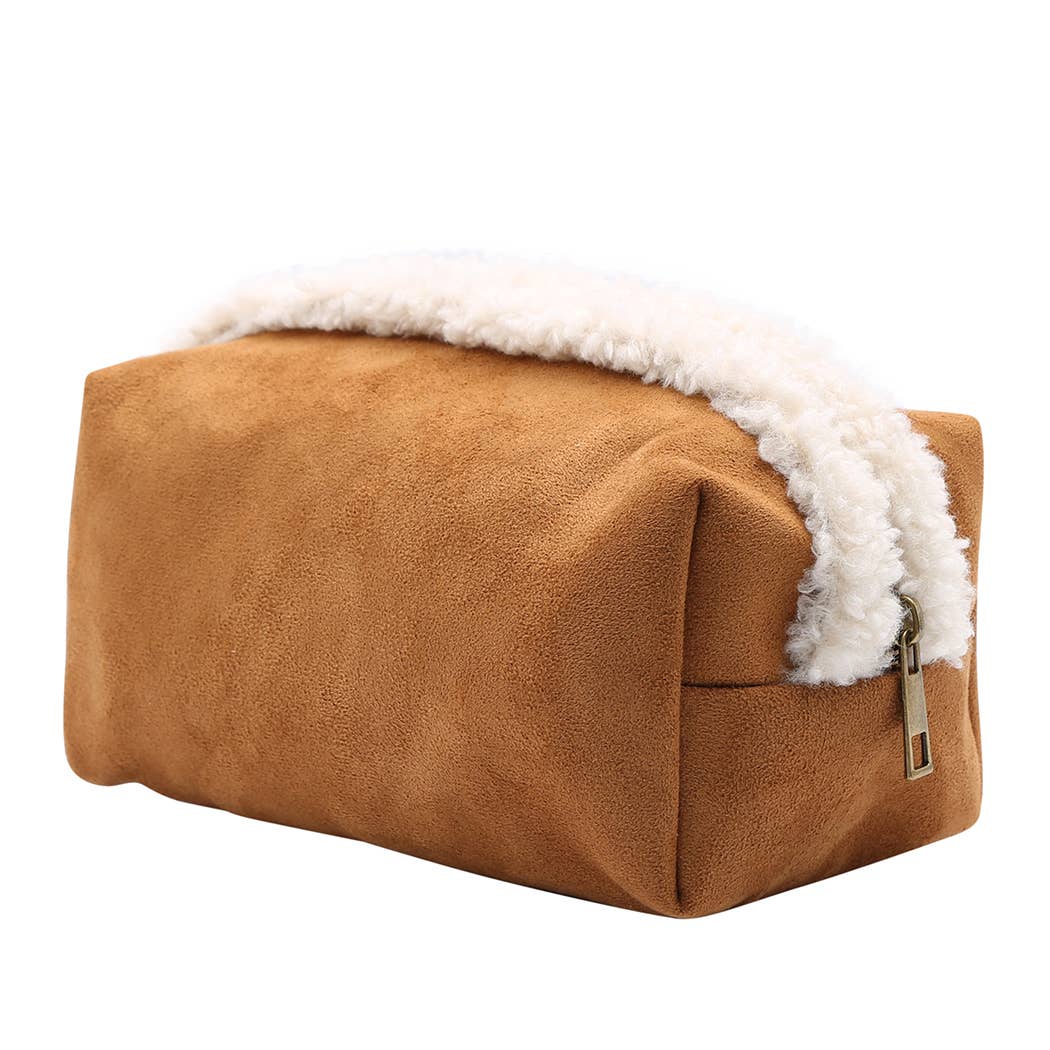 Sherpa Suede Travel Pouch