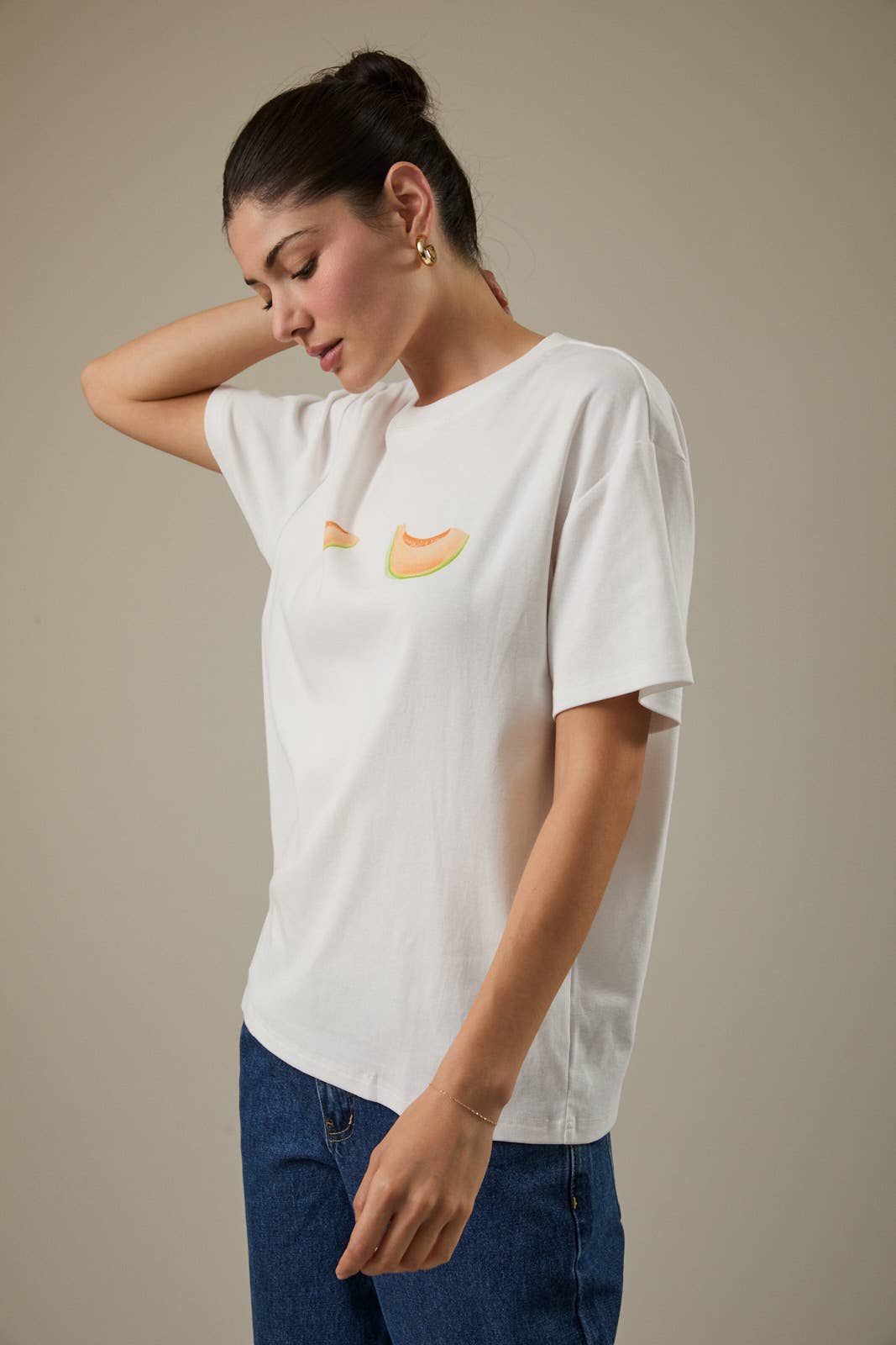 Melons Round Neck T-Shirt