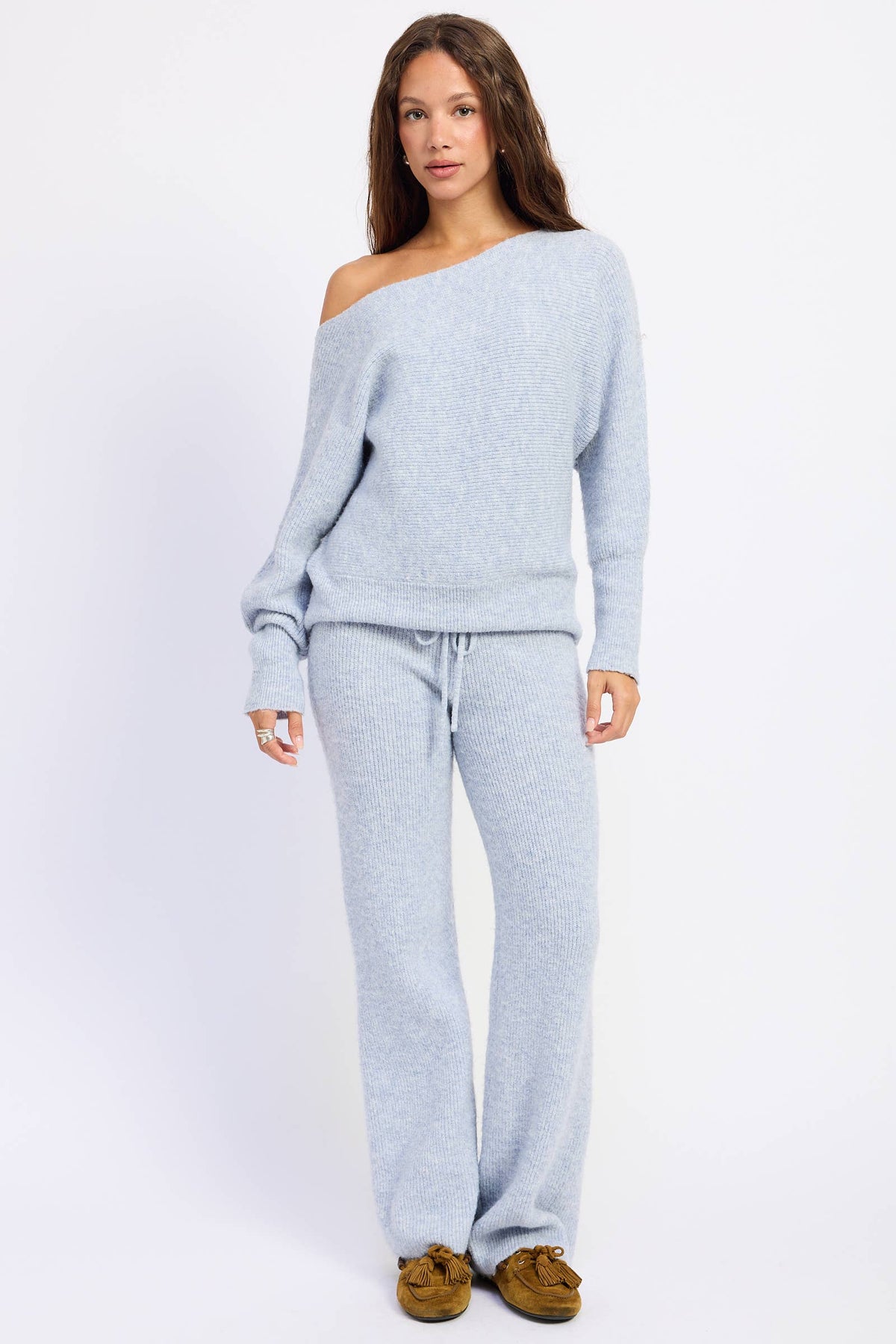 Ribbed Sweater Lounge Pants