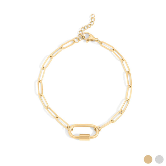 Carabiner Paperclip Bracelet