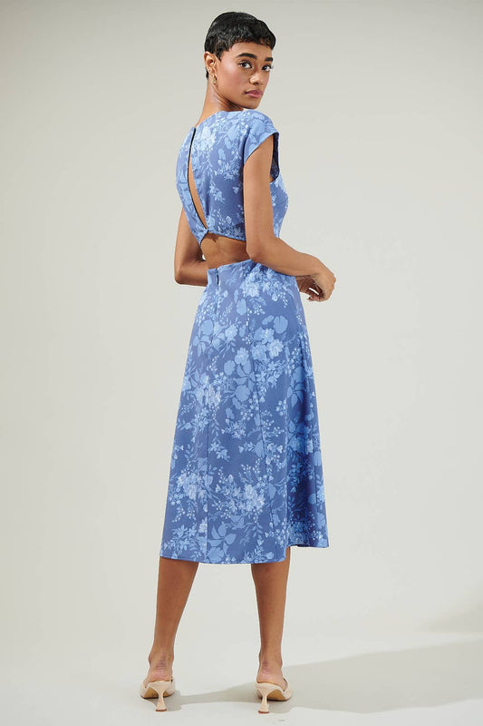 Everbloom Cutout Midi Dress