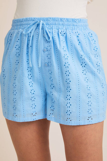 EYELET BOXER SHORTS