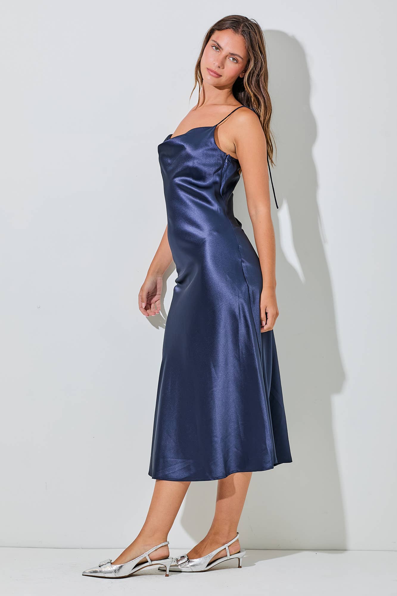 Satin Maxi Dress