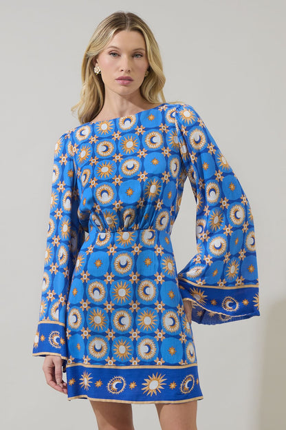 Moonshine Bell Sleeve Mini Dress