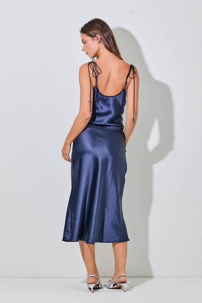Satin Maxi Dress